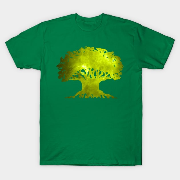 Tree of Life Abstract T-Shirt by Mouse Magic with John and Joie